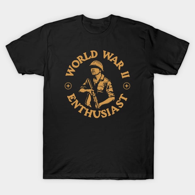 World War 2 WW2 Enthusiast T-Shirt by Distant War